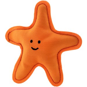 Beco Pets Starfish Cat Plush Toy with Catnip, Orange