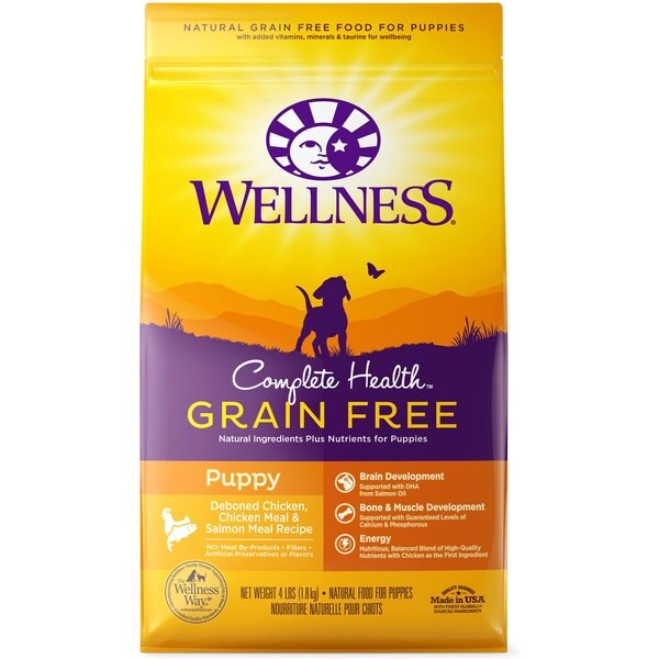 WELLNESS CORE GrainFree Puppy Chicken & Turkey Recipe Dry Dog Food, 12lb bag