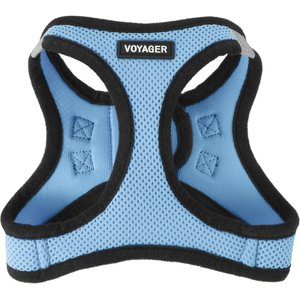 Best Pet Supplies Voyager Black Trim Mesh Dog Harness, Baby Blue, Small