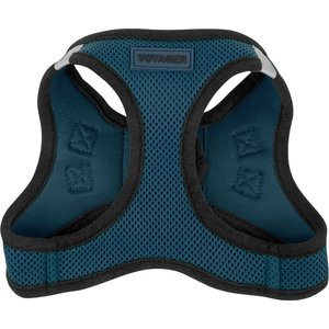 Best Pet Supplies Voyager Black Trim Mesh Dog Harness, Blue, Small