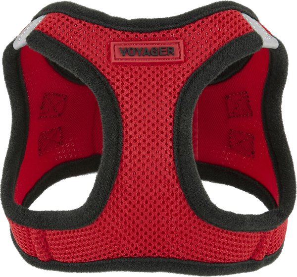 Best Pet Supplies Voyager Black Trim Mesh Dog Harness, Red, X-Small slide 1 of 11