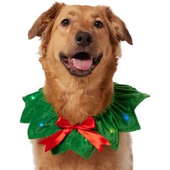 Frisco Light Up Christmas Wreath Dog & Cat Collar