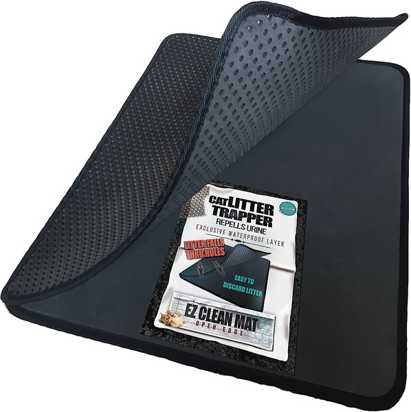iPrimio Cat Litter Trapper EZ Clean Mat, Black, Large slide 1 of 7