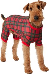 Frisco Christmas Plaid Dog & Cat Jersey PJs, XX-Large slide 1 of 7