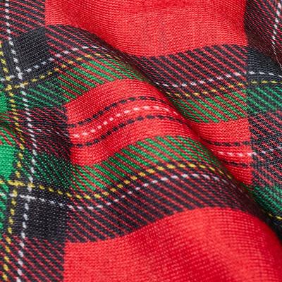 Show full view: Frisco Christmas Plaid Dog & Cat Jersey PJs, XX-Large slide 5 of 10