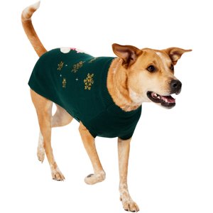 Frisco Sequin Polar Bear Dog & Cat Sweater, X-Large