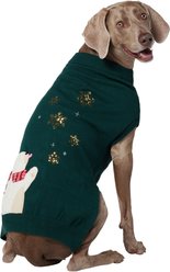 Frisco Sequin Polar Bear Dog & Cat Sweater, XX-Large