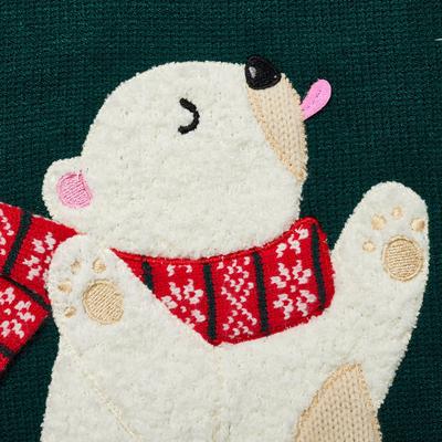 Show full view: Frisco Sequin Polar Bear Dog & Cat Sweater, XX-Large slide 5 of 11