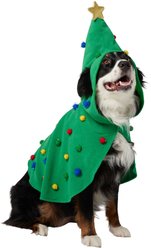 Frisco Polar Fleece Christmas Tree Dog & Cat Cape, X-Large/XX-Large