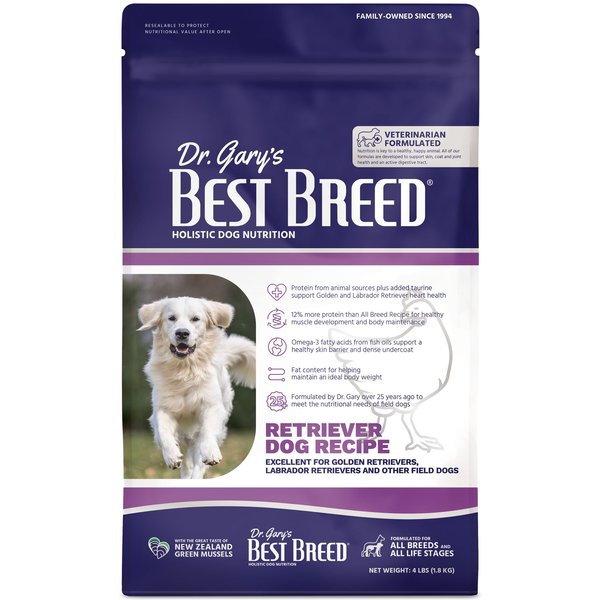 DR. GARY S BEST BREED Holistic All Breed Dry Dog Food 4 lb bag