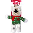 KONG Holiday Pudge Braidz Santa Dog Toy