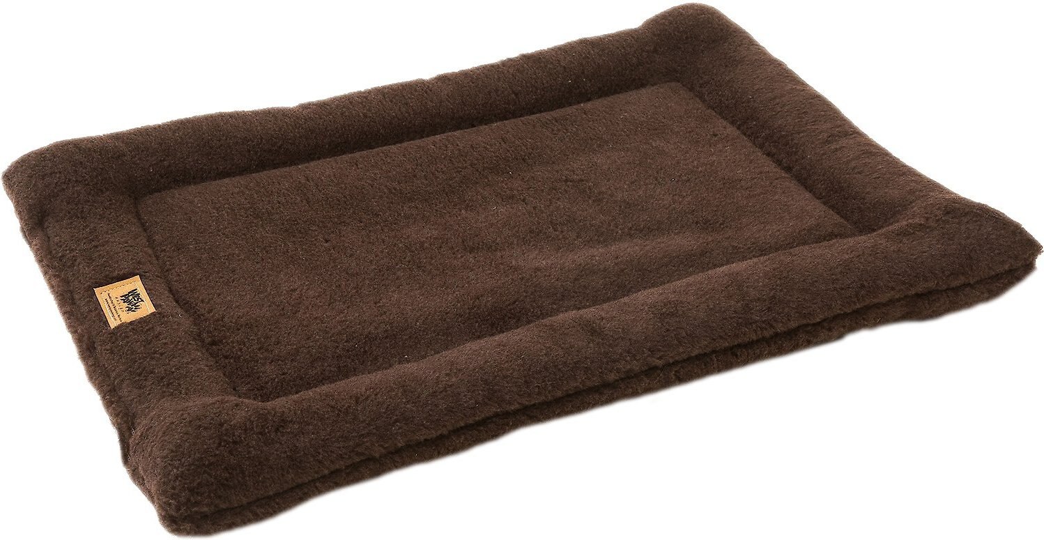 WEST PAW Montana Nap Dog Crate Mat, Medium, Chocolate
