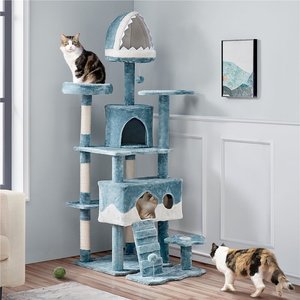 ARMARKAT 74-in Multi-Level Cat Tree, Ochre Brown - Chewy.com