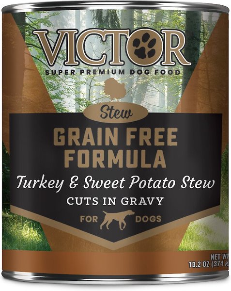 VICTOR Turkey Sweet Potato Stew Cuts in Gravy Grain Free Canned