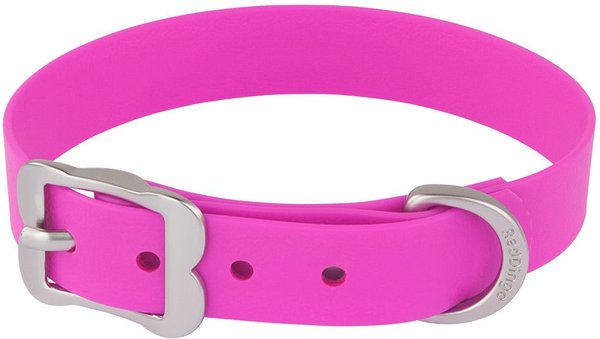 Red Dingo Vivid PVC Dog Collar, Hot Pink, XX-Small: 8 to 10-in neck, 1/2-in wide slide 1 of 6