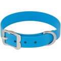 Red Dingo Vivid PVC Dog Collar, Blue, XX-Small: 8 to 10-in neck, 1/2-in wide