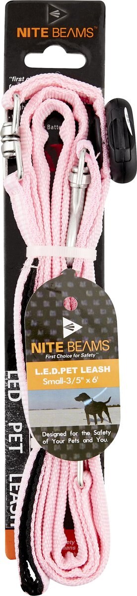 nite beams led pet leash