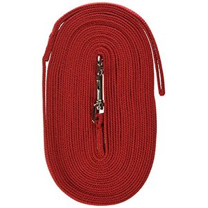 Guardian Gear Cotton Web Training Dog Lead, 30-ft, Red