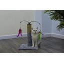 Go Pet Club Everyday Value 19-in Faux Fur Sratching Post with Toy, Grey