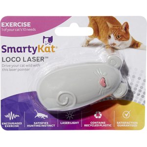 SmartyKat Loco Laser Cat Toy, Color Varies