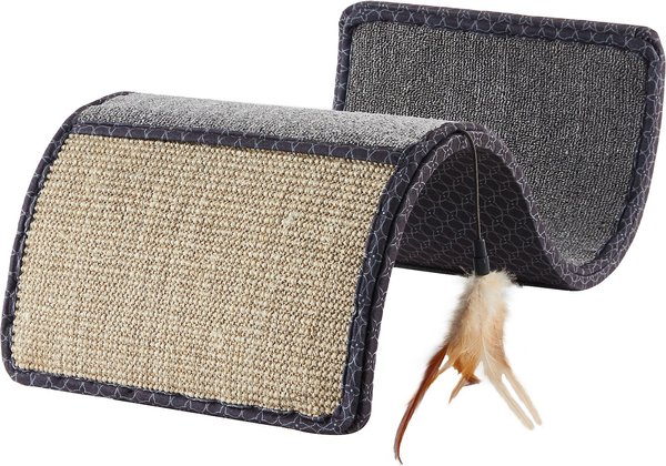 SmartyKat Scratch Scroll Cat Scratcher with Feather Toy, Color Varies slide 1 of 7