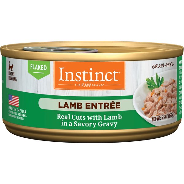 Instinct Lamb Entree Grain Free Flaked Wet Cat Food