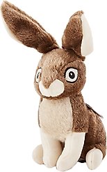 GoDog Wildlife Chew Guard Rabbit Squeaky Plush Dog Toy, Large