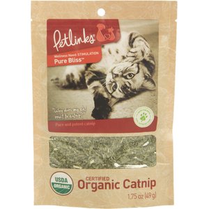 Petlinks Pure Bliss Organic Catnip, 0.5-oz pouch
