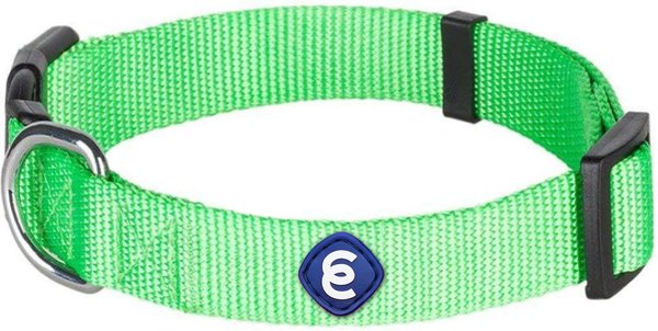 Blueberry Pet Classic Solid Nylon Dog Collar, Neon Green, X-Small: 8 to 11-in neck, 3/8-in wide slide 1 of 6