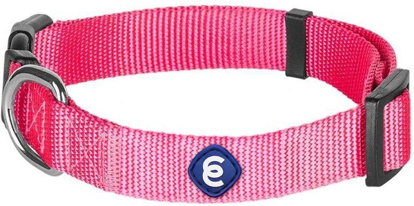 Blueberry Pet Classic Solid Nylon Dog Collar, French Pink, X-Small: 8 to 11-in neck, 3/8-in wide slide 1 of 6