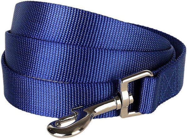 Blueberry Pet Classic Solid Nylon Dog Leash, Royal Blue, X-Small: 5-ft long, 3/8-in wide slide 1 of 5