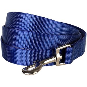 Blueberry Pet Classic Solid Nylon Dog Leash, Royal Blue, Medium: 5-ft long, 3/4-in wide