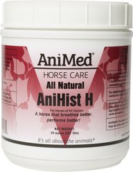 AniMed Natural AniHist H Respiratory Health & Allergy Relief Powder Horse Supplement, 20-oz tub