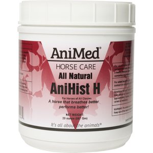 AniMed Natural AniHist H Respiratory Health & Allergy Relief Powder Horse Supplement, 20-oz tub