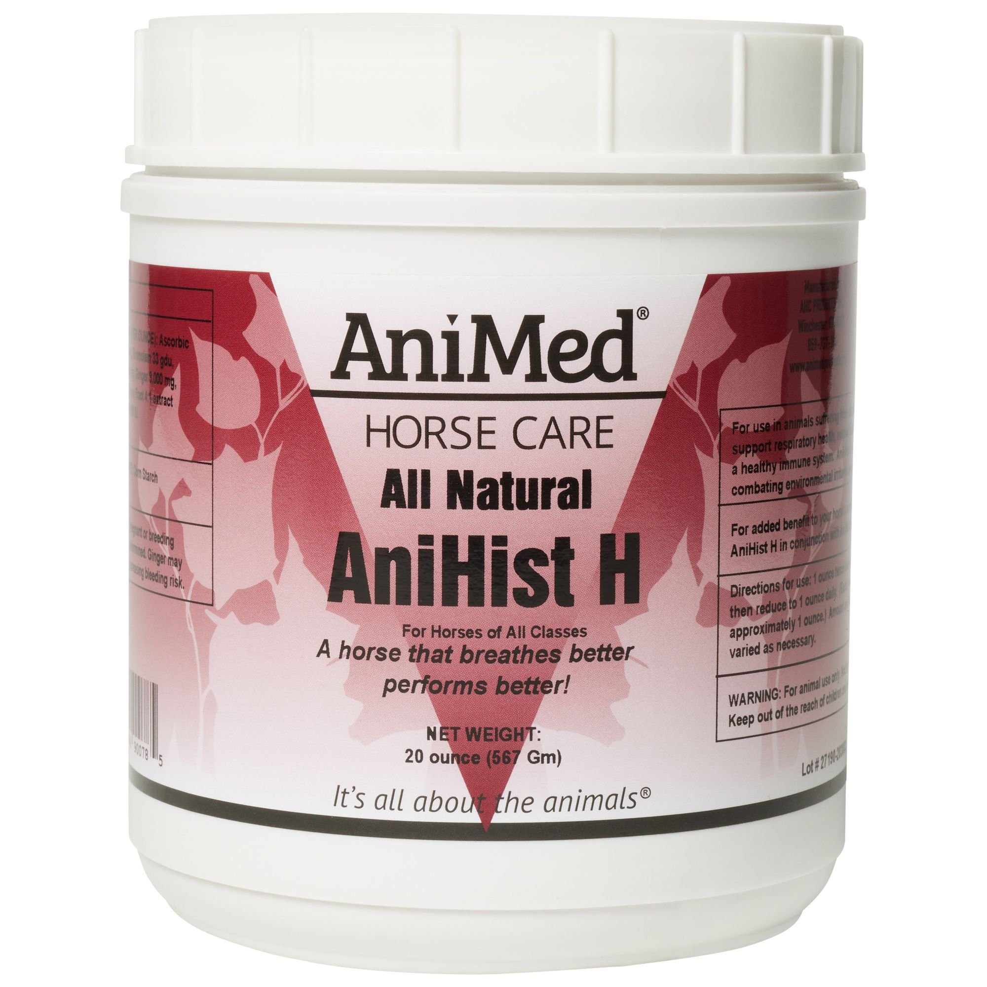 ANIMED Natural AniHist H Respiratory Health & Allergy Relief Powder