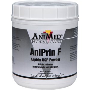 AniMed AniPrin F Aspirin USP Powder for Horses, 2.5-lb tub