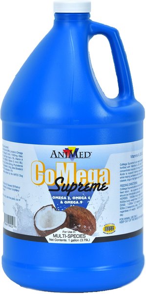 AniMed CoMega Supreme Coat Health Liquid Horse Supplement, 1-gal slide 1 of 4