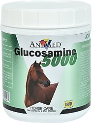 AniMed Glucosamine 5000 Joint Support Powder Horse Supplement, 2.25-lb tub