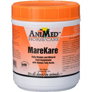 AniMed MareKare Vitamins & Minerals Pregnant & Nursing Powder Horse Supplement, 2-lb tub