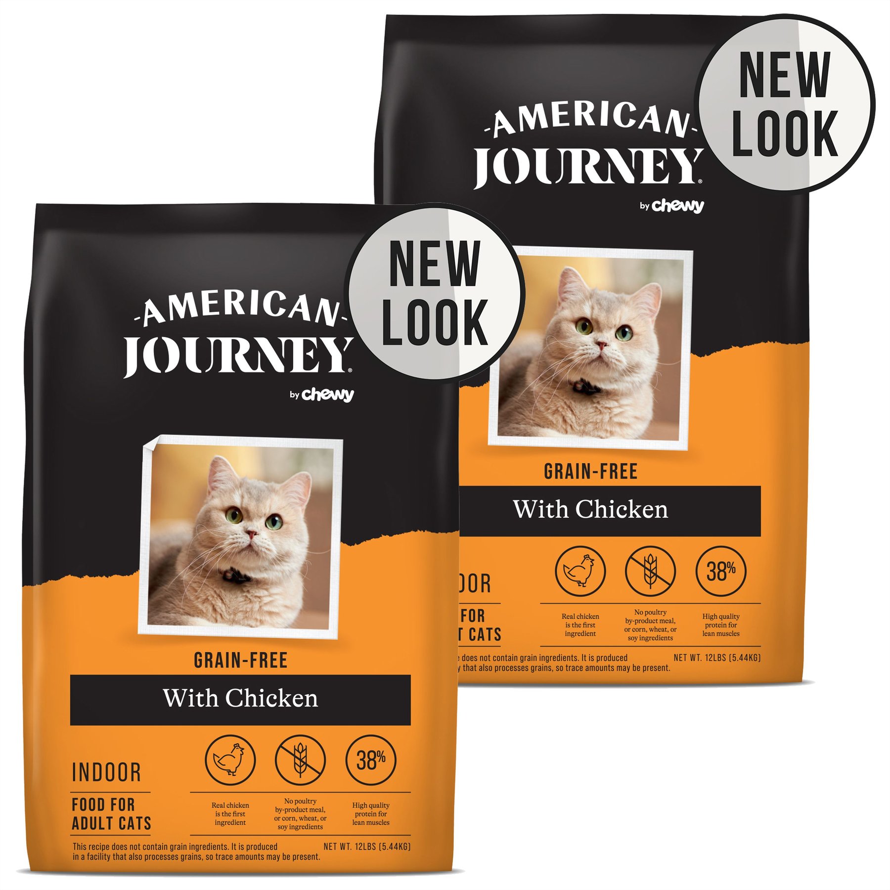 AMERICAN JOURNEY Indoor Recipe with Chicken Grain Free Dry Cat