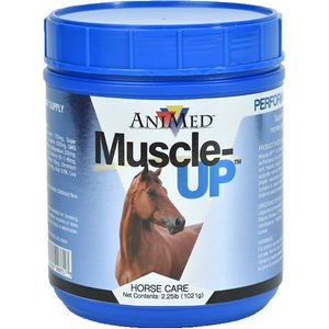 AniMed Muscle-Up Powder Horse Supplement, 2.5-lb tub