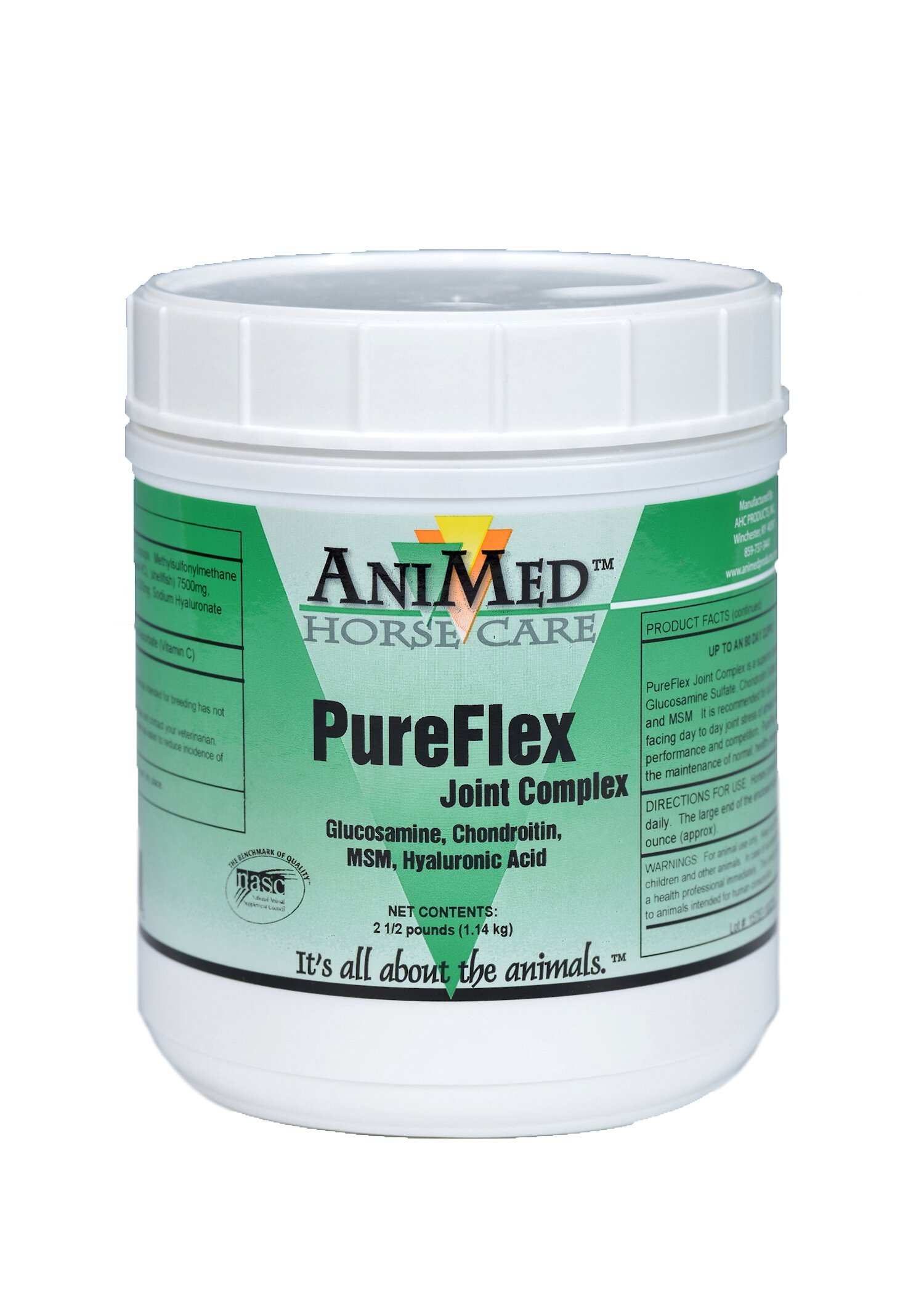 Questions and Answers about ANIMED PureFlex Joint Complex Powder Horse