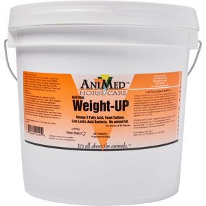 AniMed Natural Weight-UP Weight Gain Powder Horse Supplement, 10-lb tub