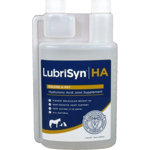 LubriSyn HA Hyaluronic Acid Horse & Pet Joint Supplement, 32-oz bottle