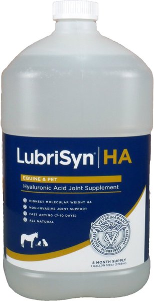 LubriSyn HA Hyaluronic Acid Horse & Pet Joint Supplement, 1-gal slide 1 of 5