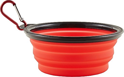 Mr. Peanut's Premium Collapsible Non-Skid Silicone Dog & Cat Bowls, 12-oz, 4 count