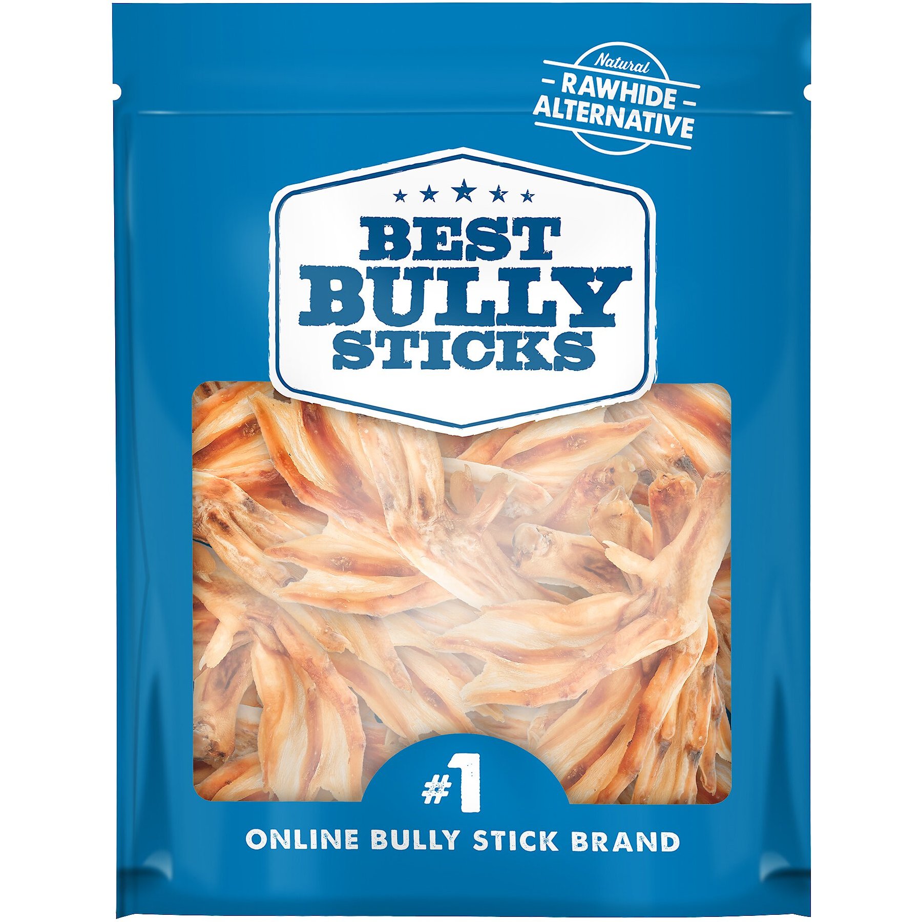 BEST BULLY STICKS Duck Feet Dog Treats 30 count Chewy