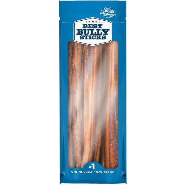 BEST BULLY STICKS 12" Monster Bully Sticks Dog Treats, 3 count