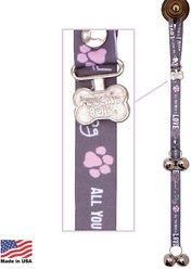 PoochieBells The Original Dog Training Potty Doorbell, All You Need is Love & A Dog slide 2 of 6