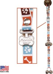PoochieBells The Original Dog Training Potty Doorbell, Bone Appetite Brown slide 2 of 6